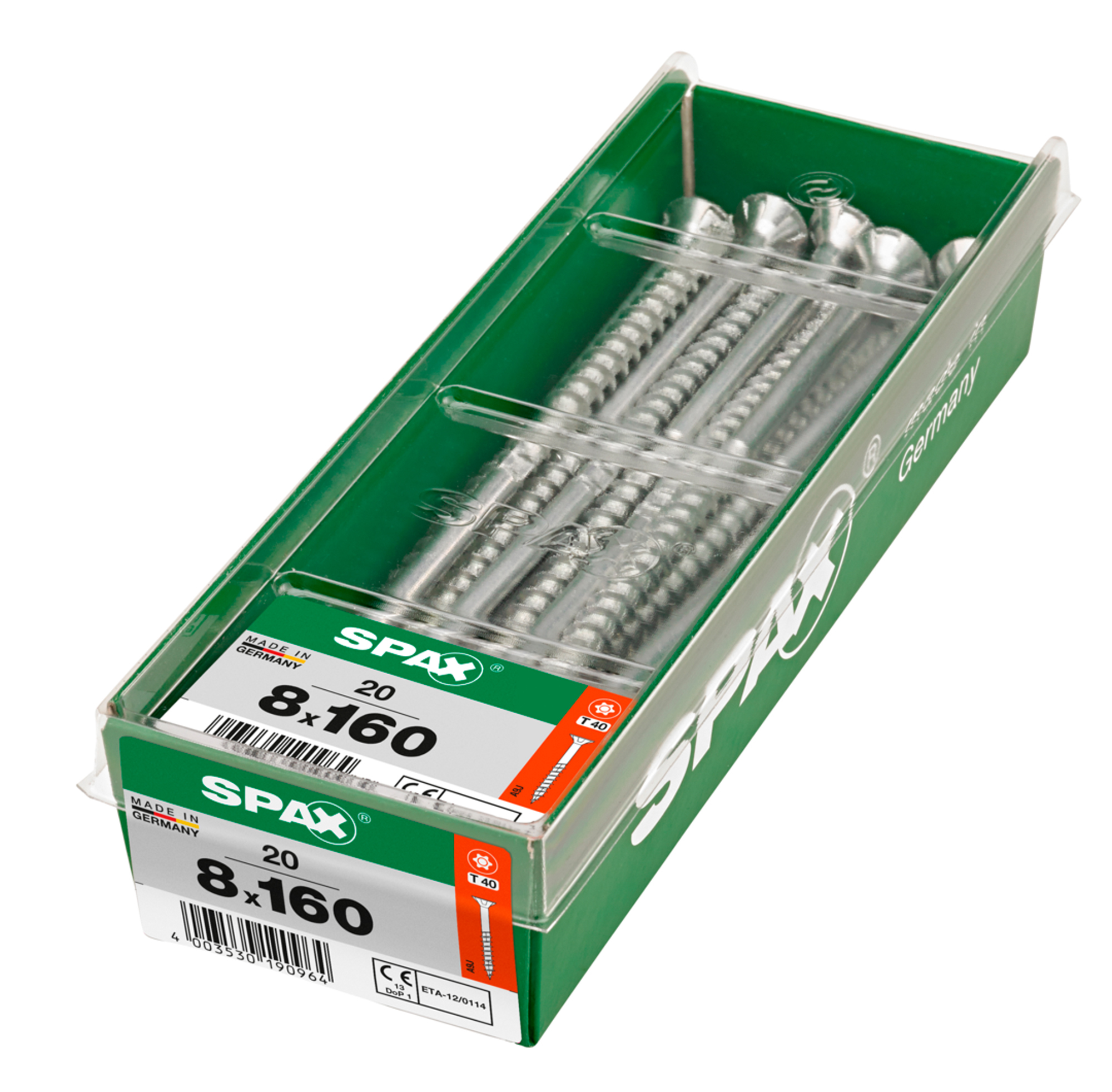 Spax tornillo c/p zinc. t-