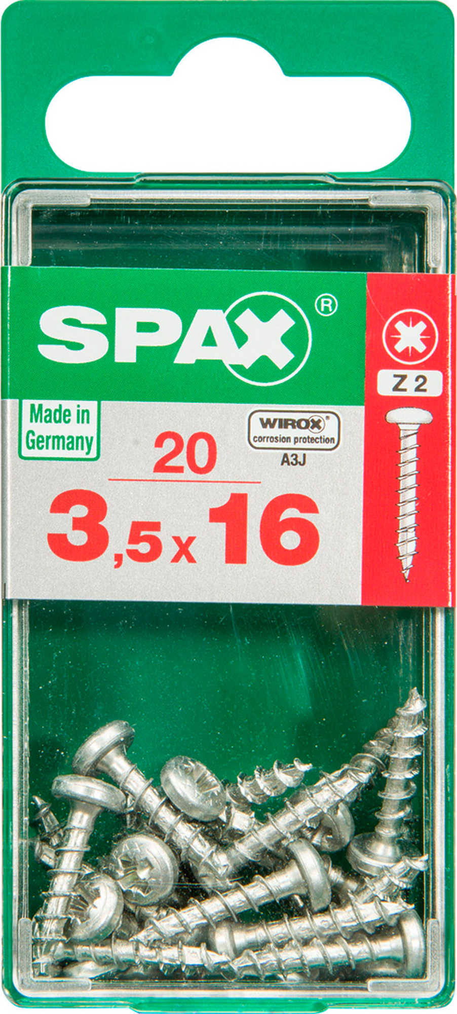 Spax tornillo c/r zinc. t-