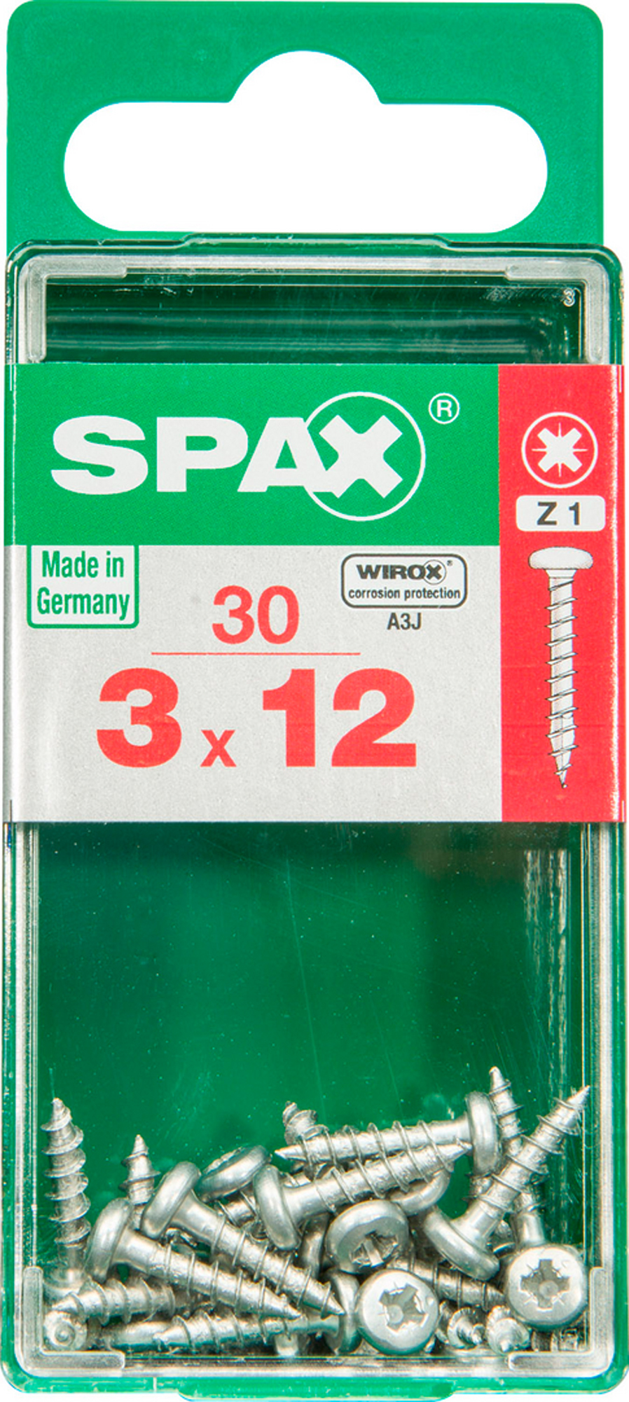 Spax tornillo c/r zinc. t-