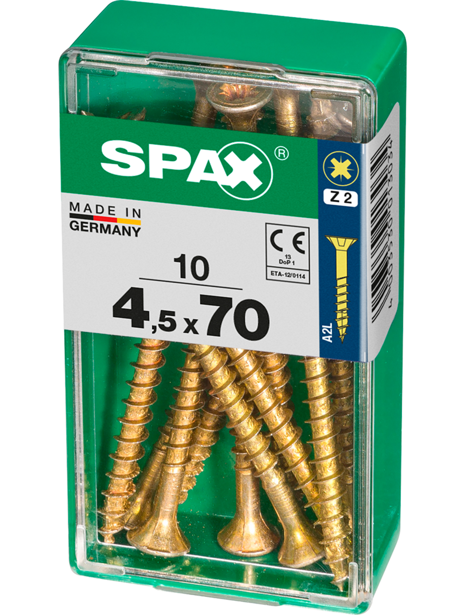 Spax tornillo c/p bicro. pz-