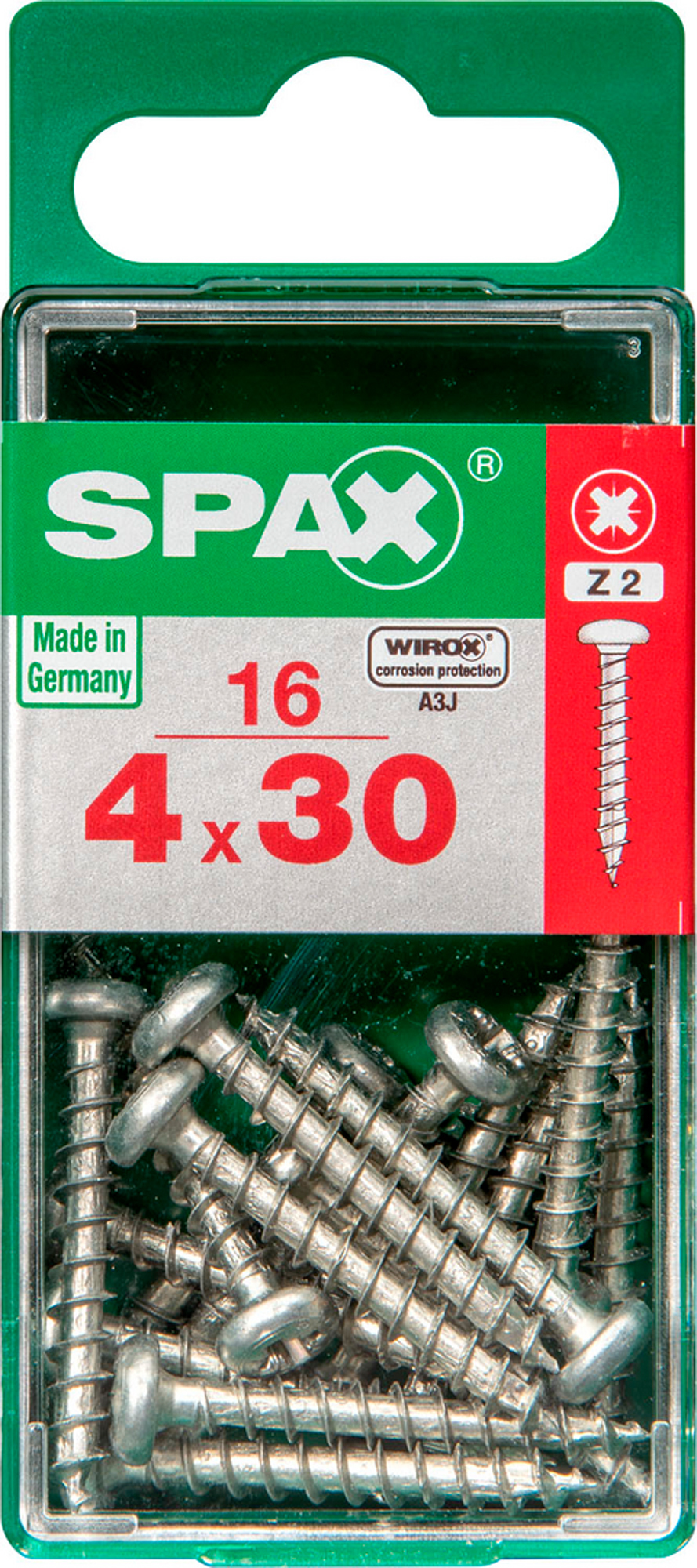 Spax tornillo c/r zinc. t-