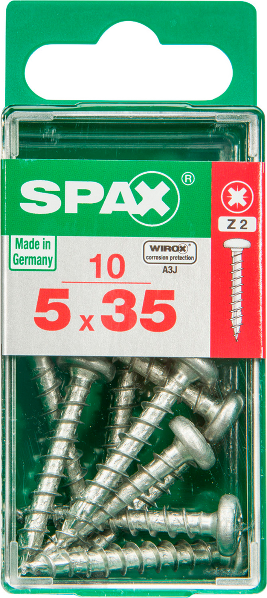 Spax tornillo c/r zinc. t-