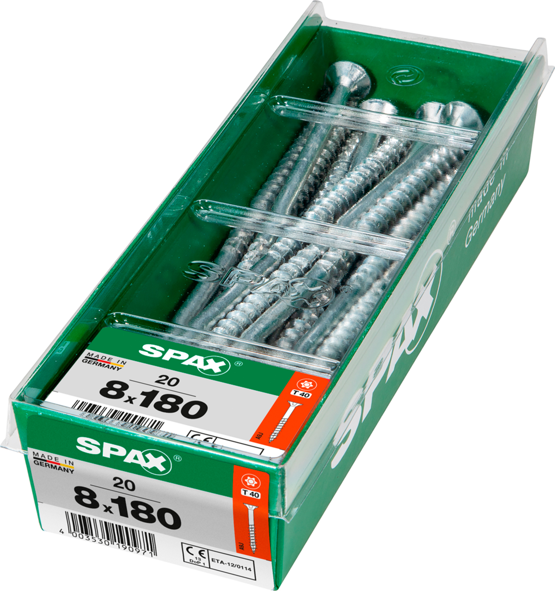 Spax tornillo c/p zinc. t-