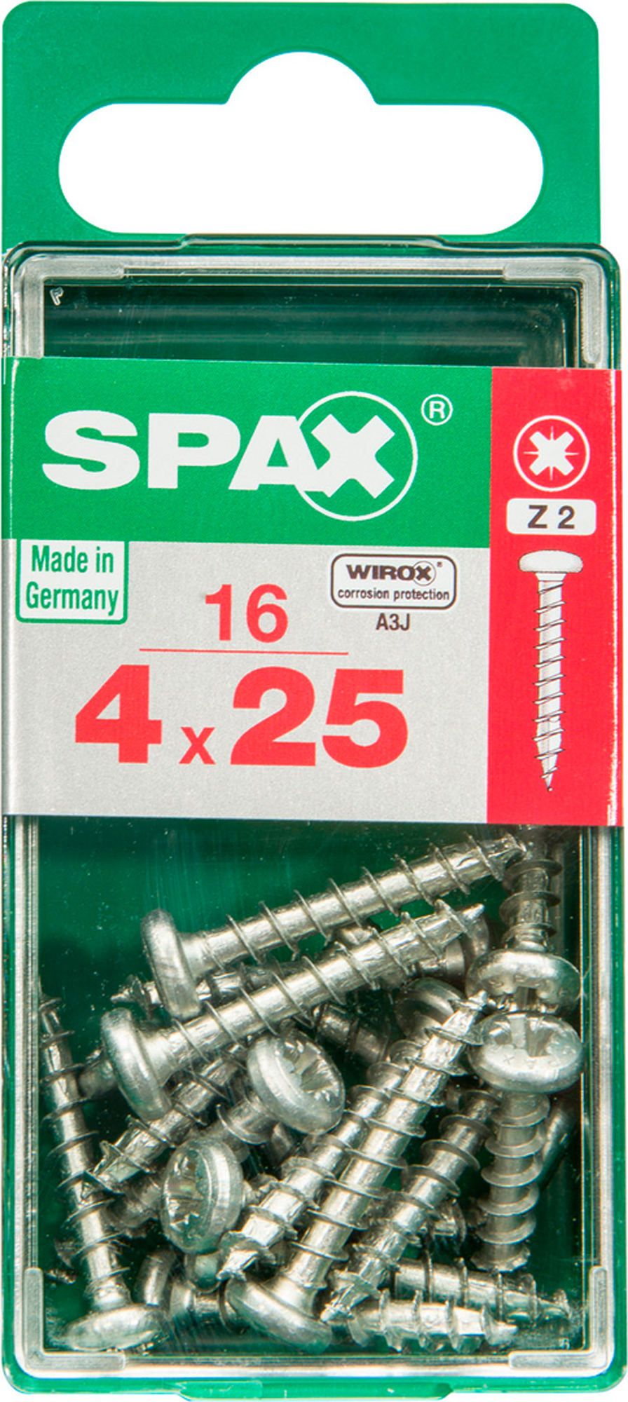 Spax tornillo c/r zinc. t-