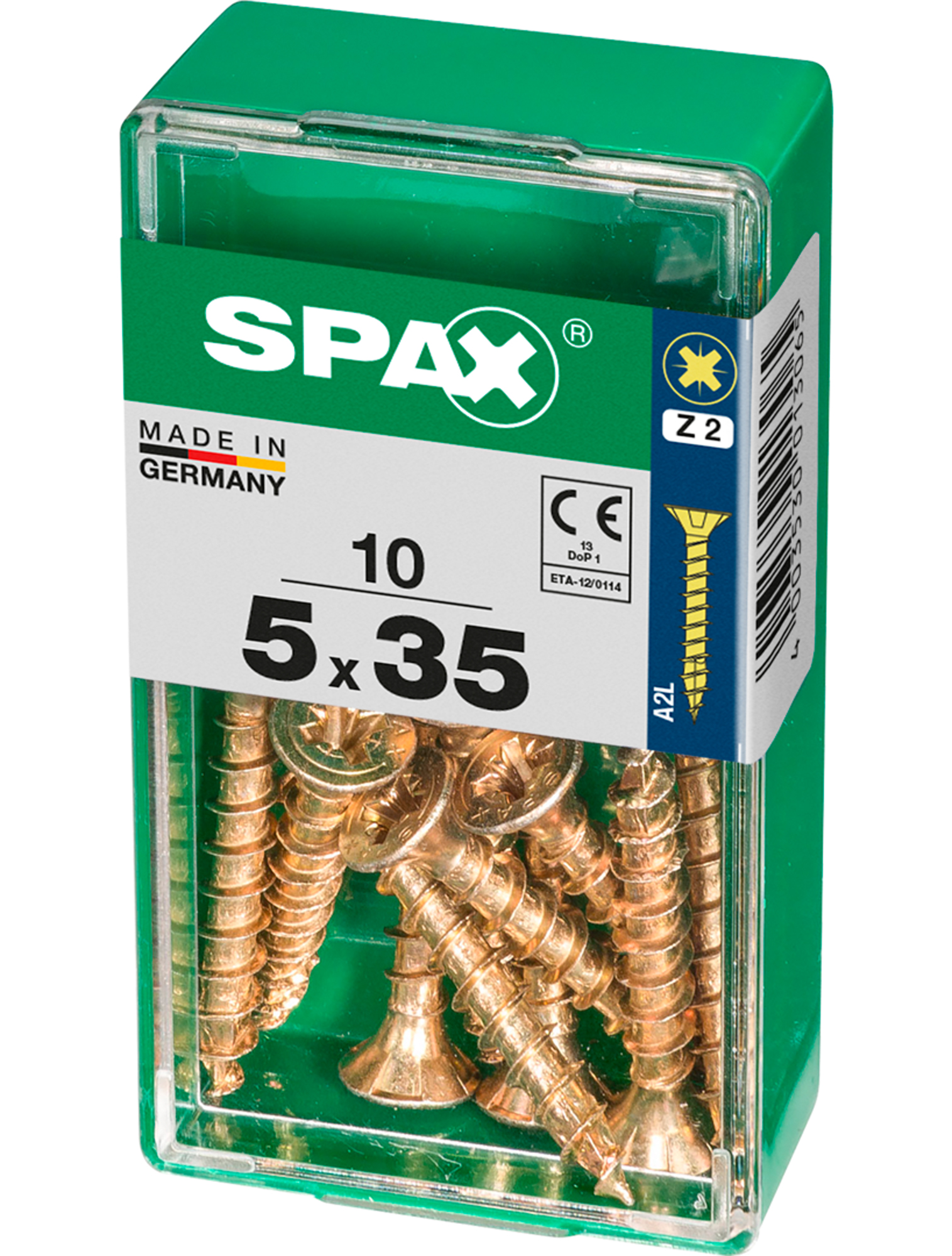 Spax tornillo c/p bicro. pz-