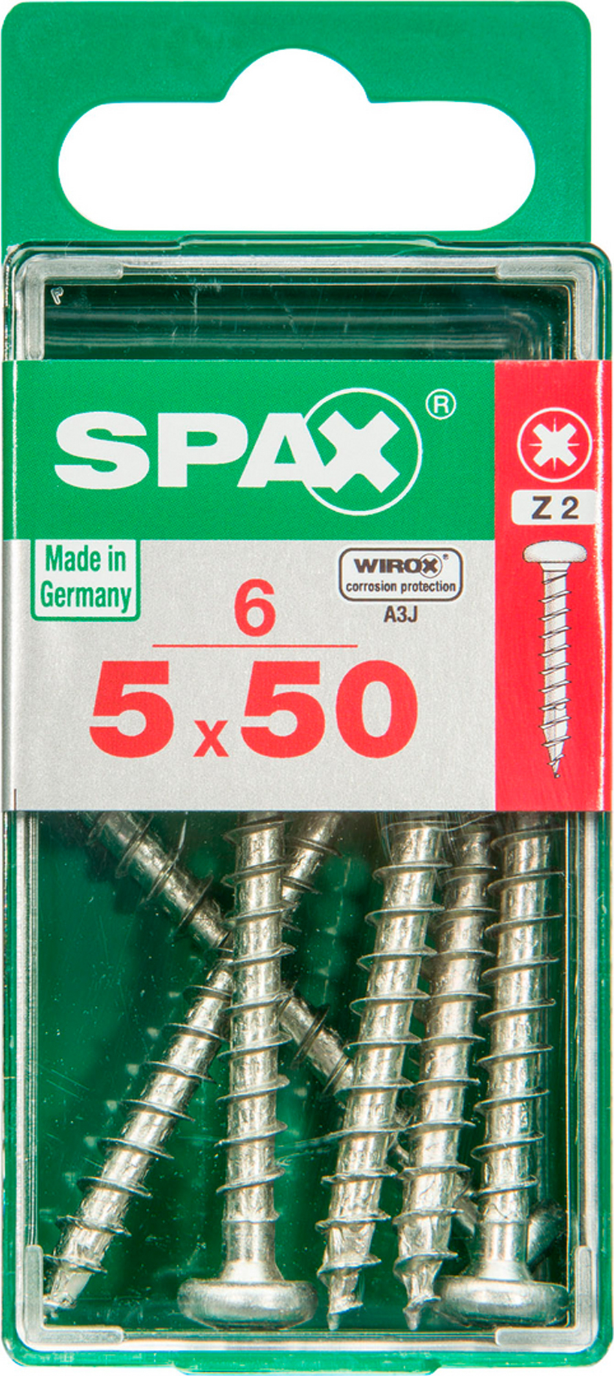 Spax tornillo c/r zinc. t-