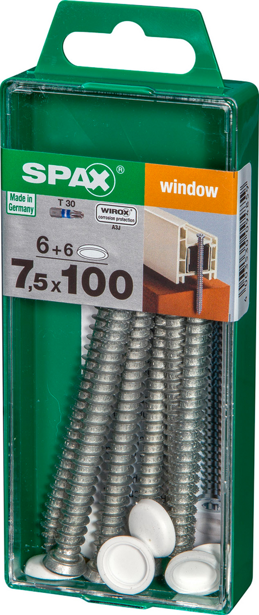 Spax tornillo ra+tapon c/p zinc. t-