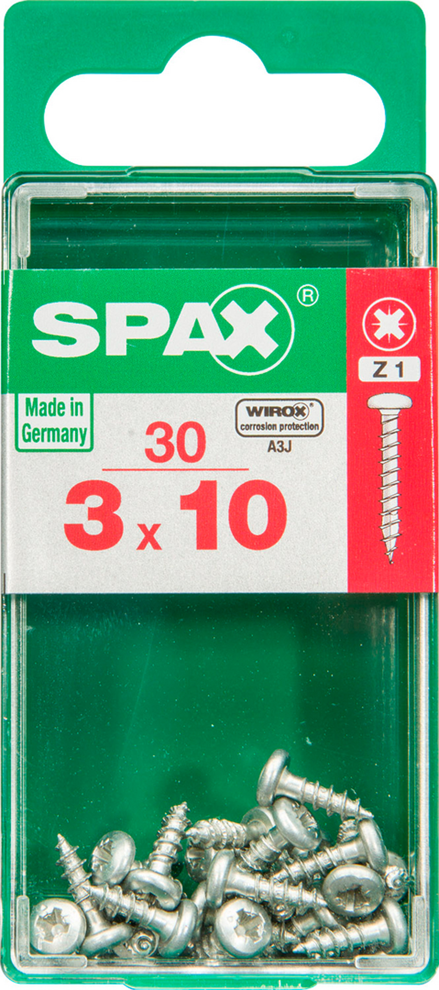 Spax tornillo c/r zinc. t-