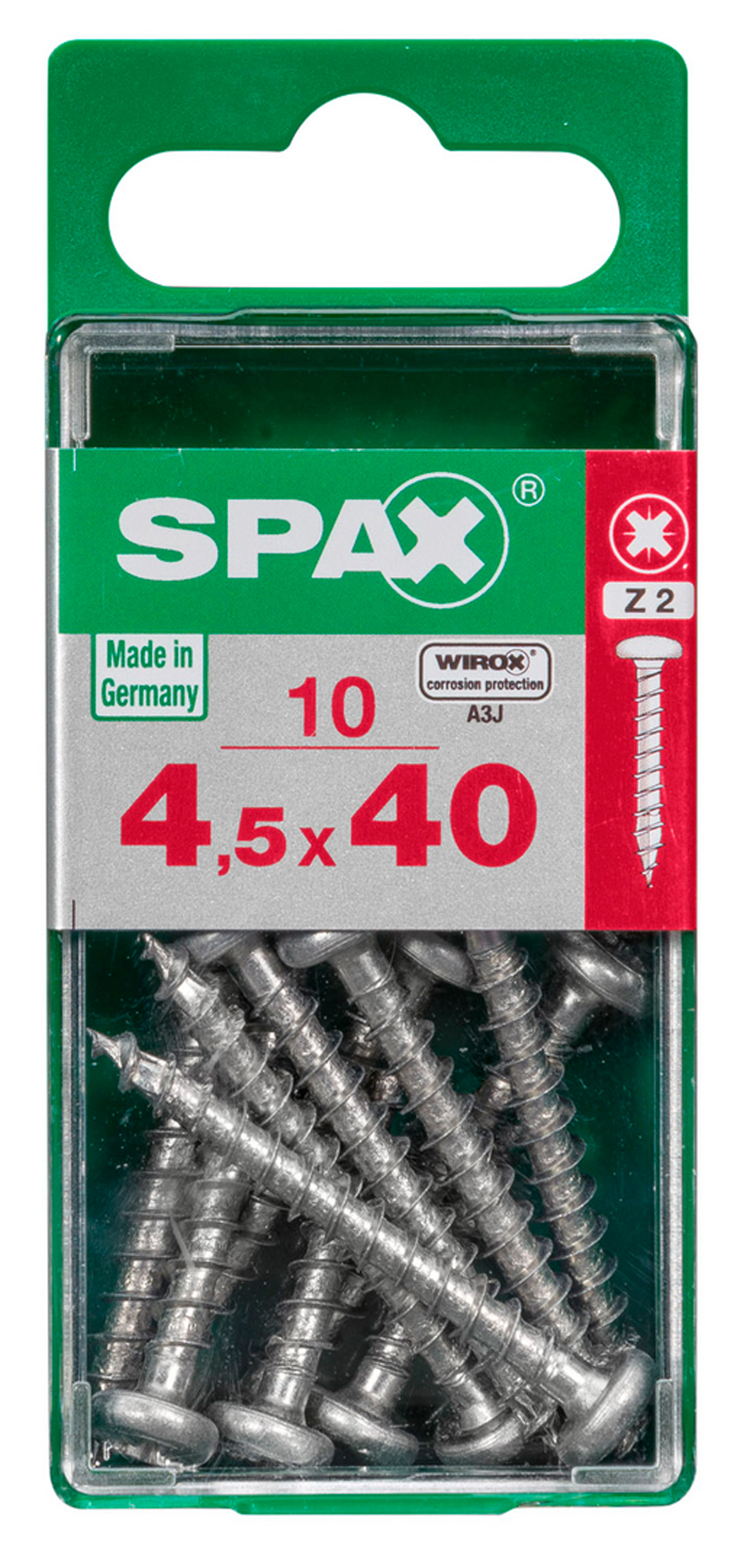Spax tornillo c/r zinc. t-
