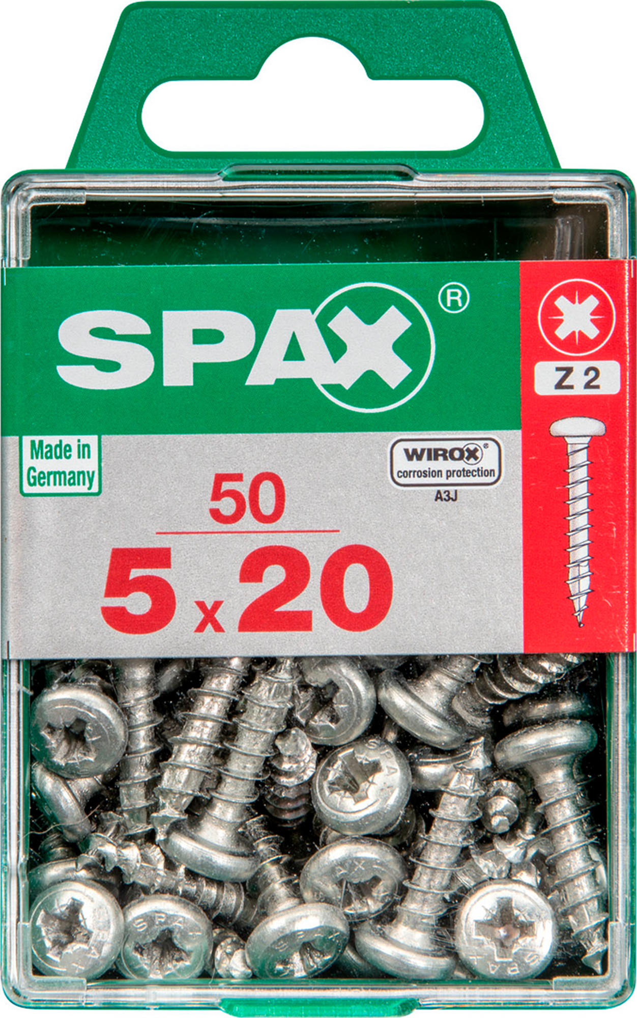 Spax tornillo c/r zinc. t-