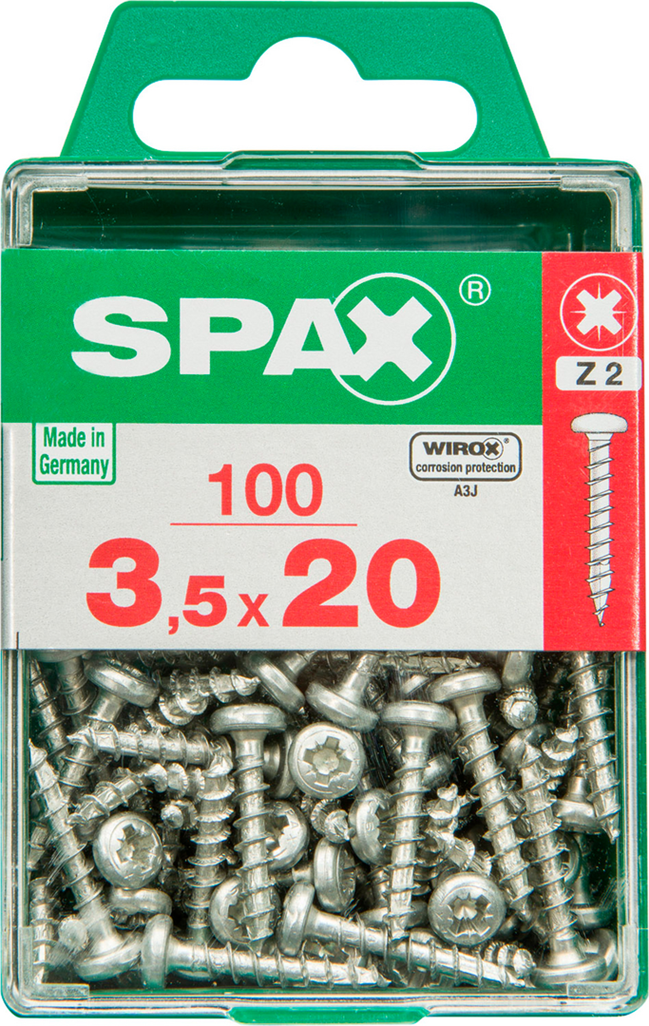 Spax tornillo c/r zinc. t-