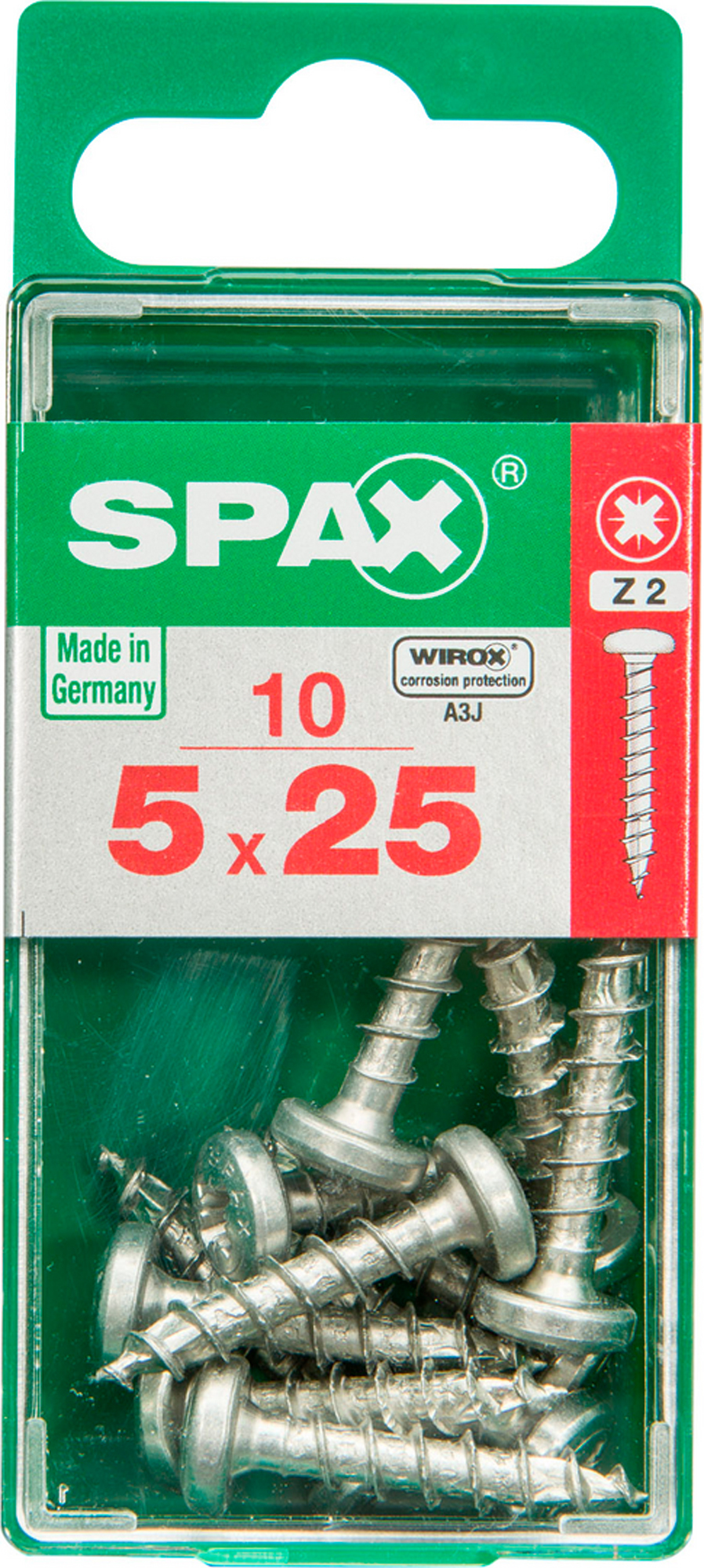 Spax tornillo c/r zinc. t-