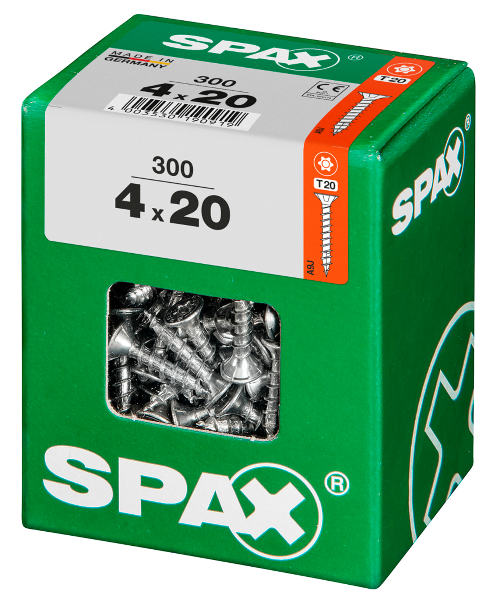 Spax tornillo c/p zinc. t-
