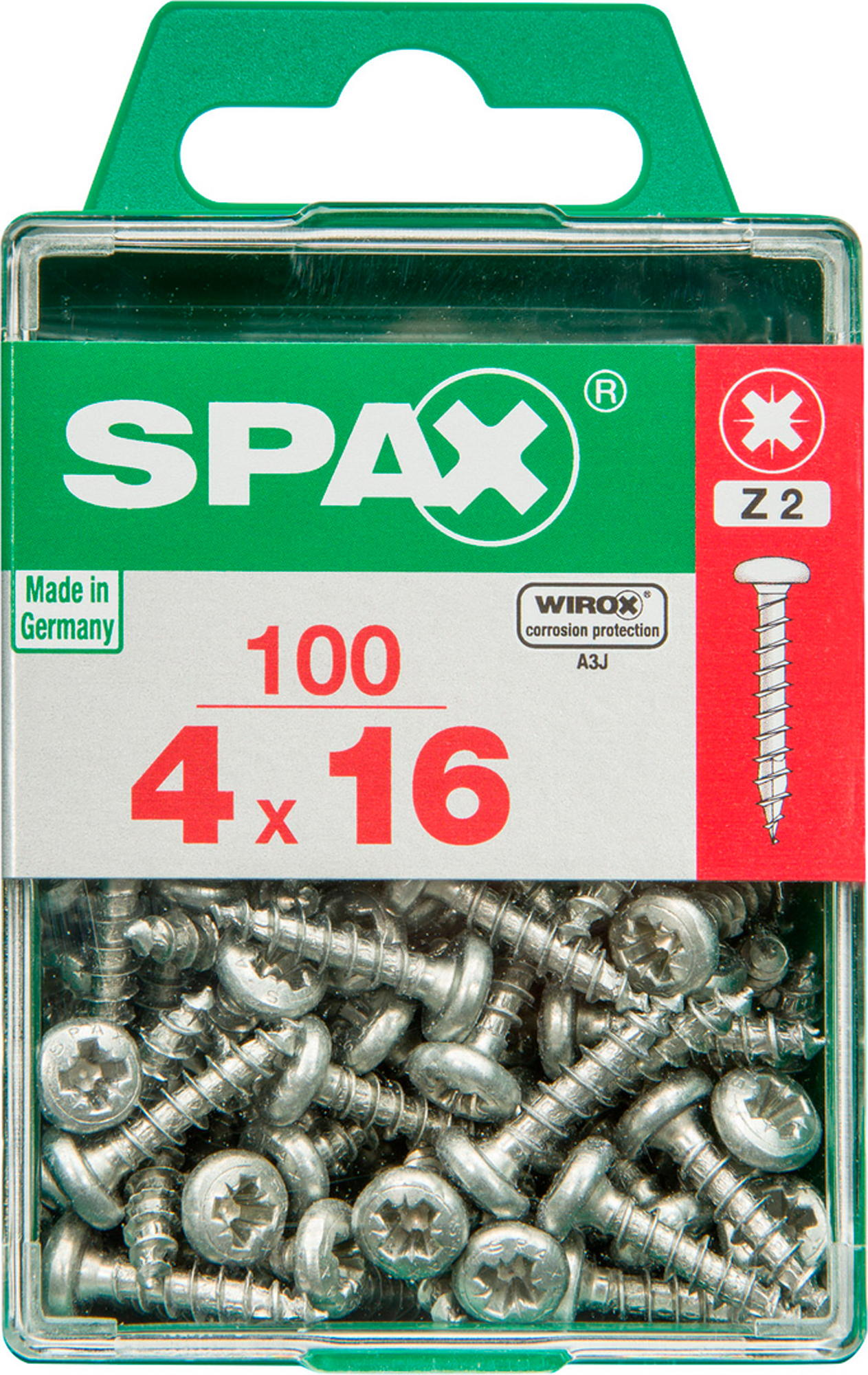 Spax tornillo c/r zinc. t-