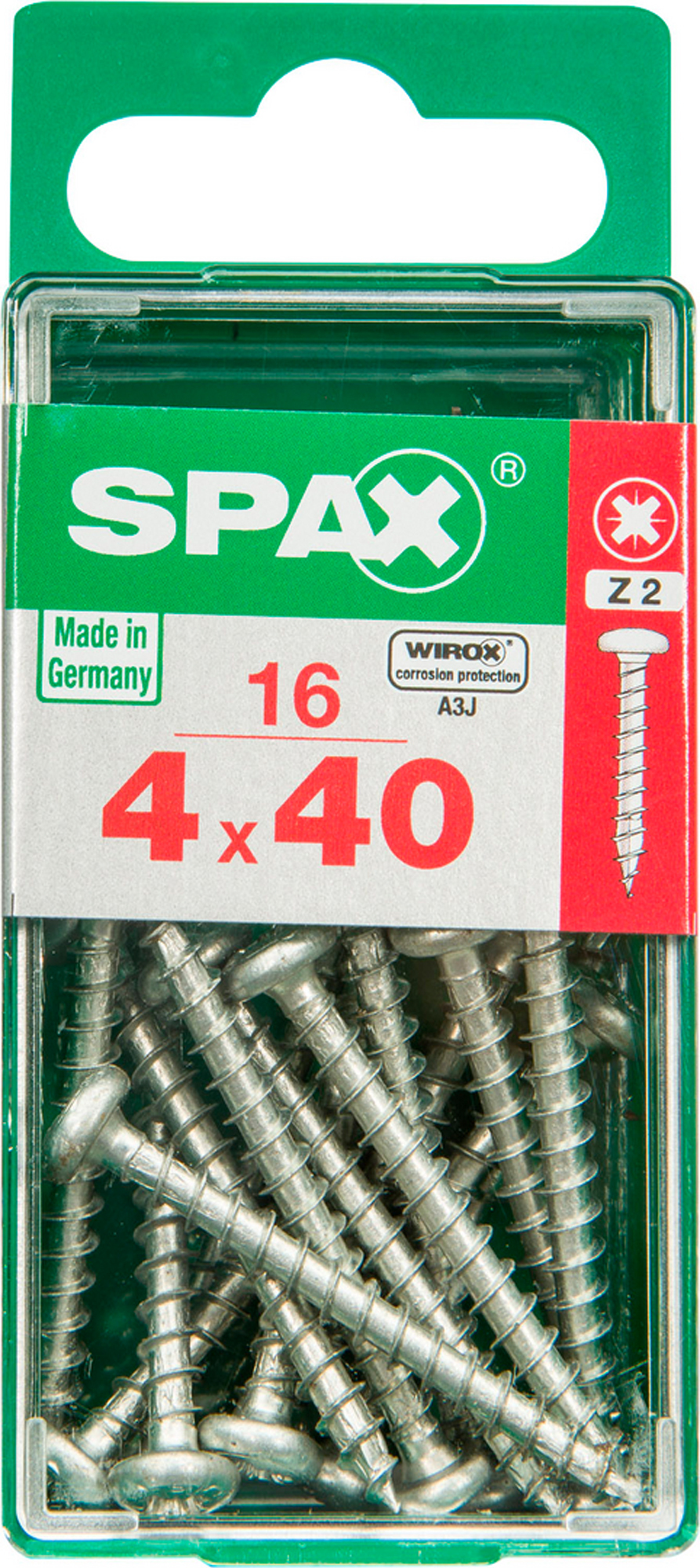 Spax tornillo c/r zinc. t-