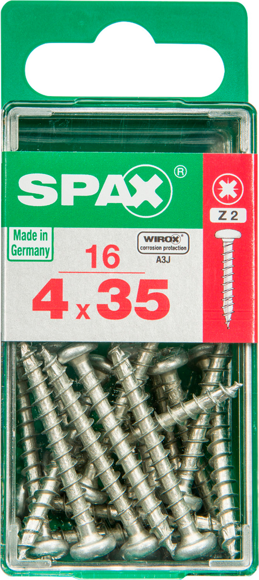 Spax tornillo c/r zinc. t-