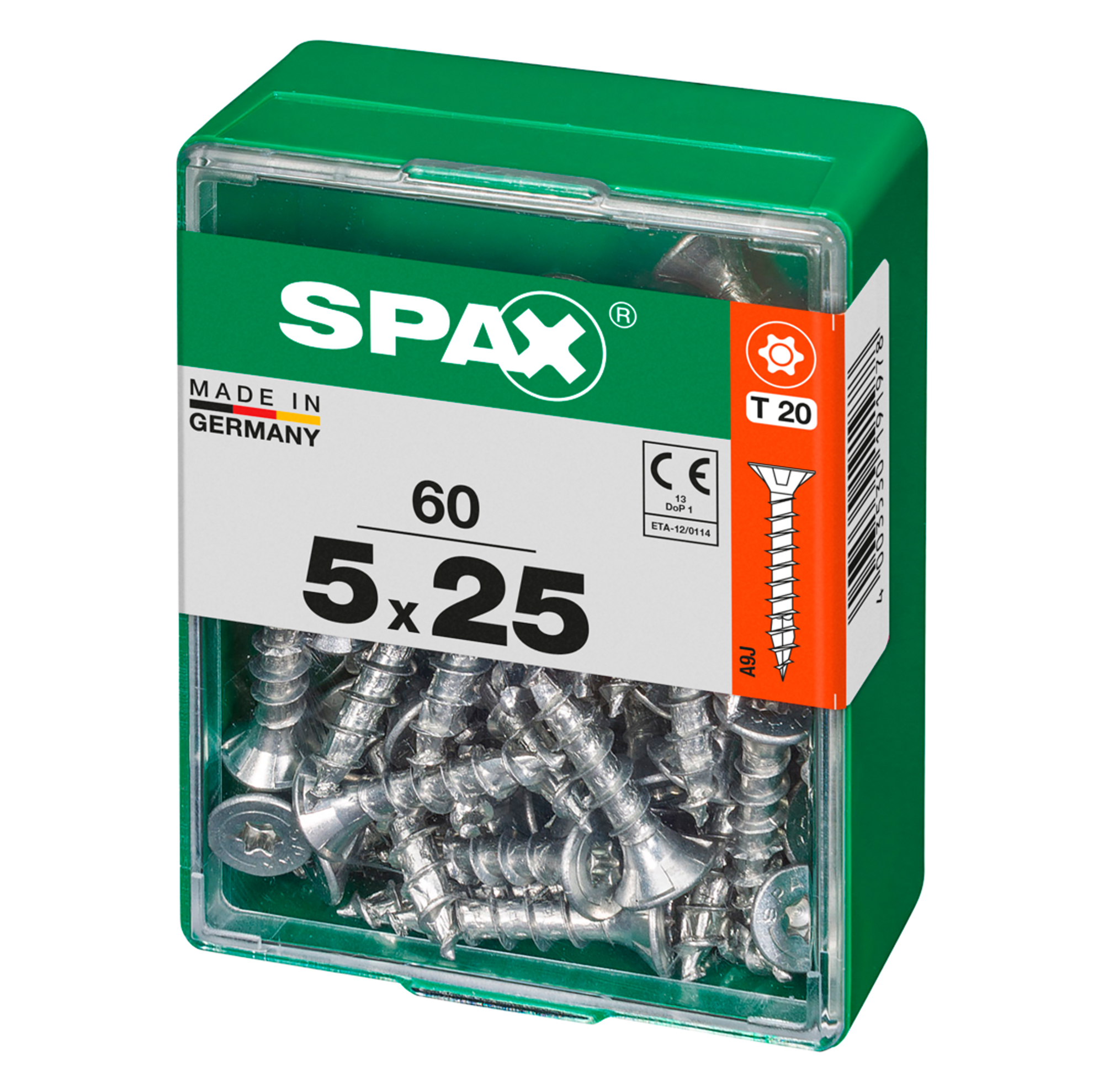 Spax tornillo c/p zinc. t-