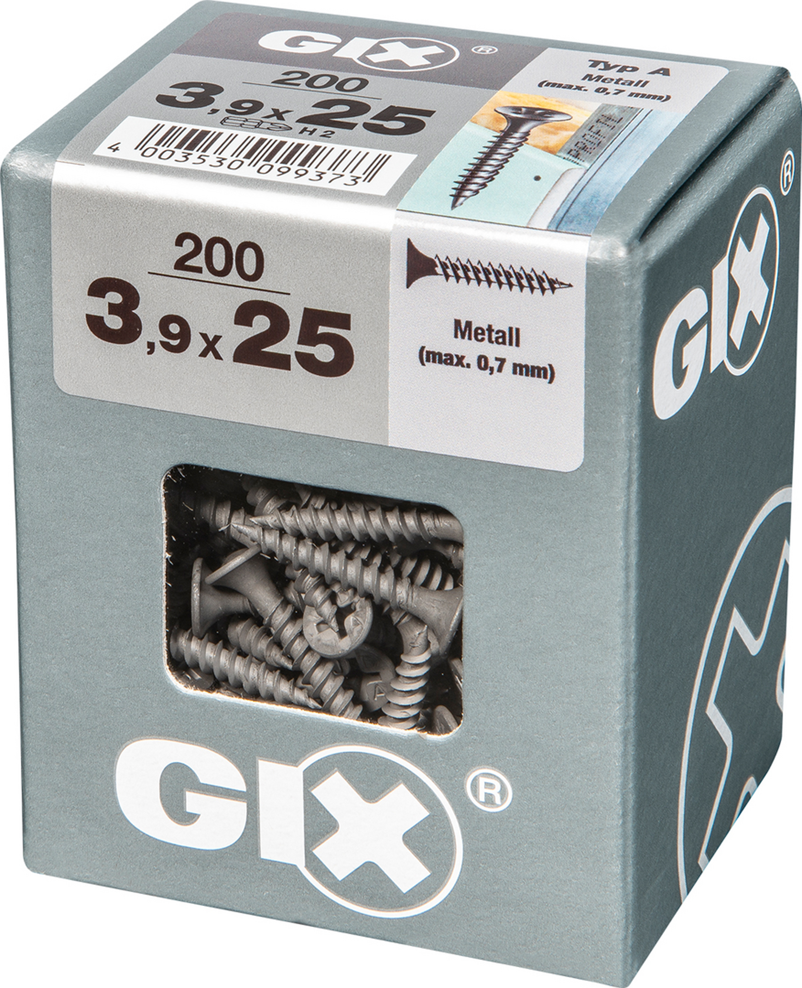 Spax tornillo gix fosfatado negro ph