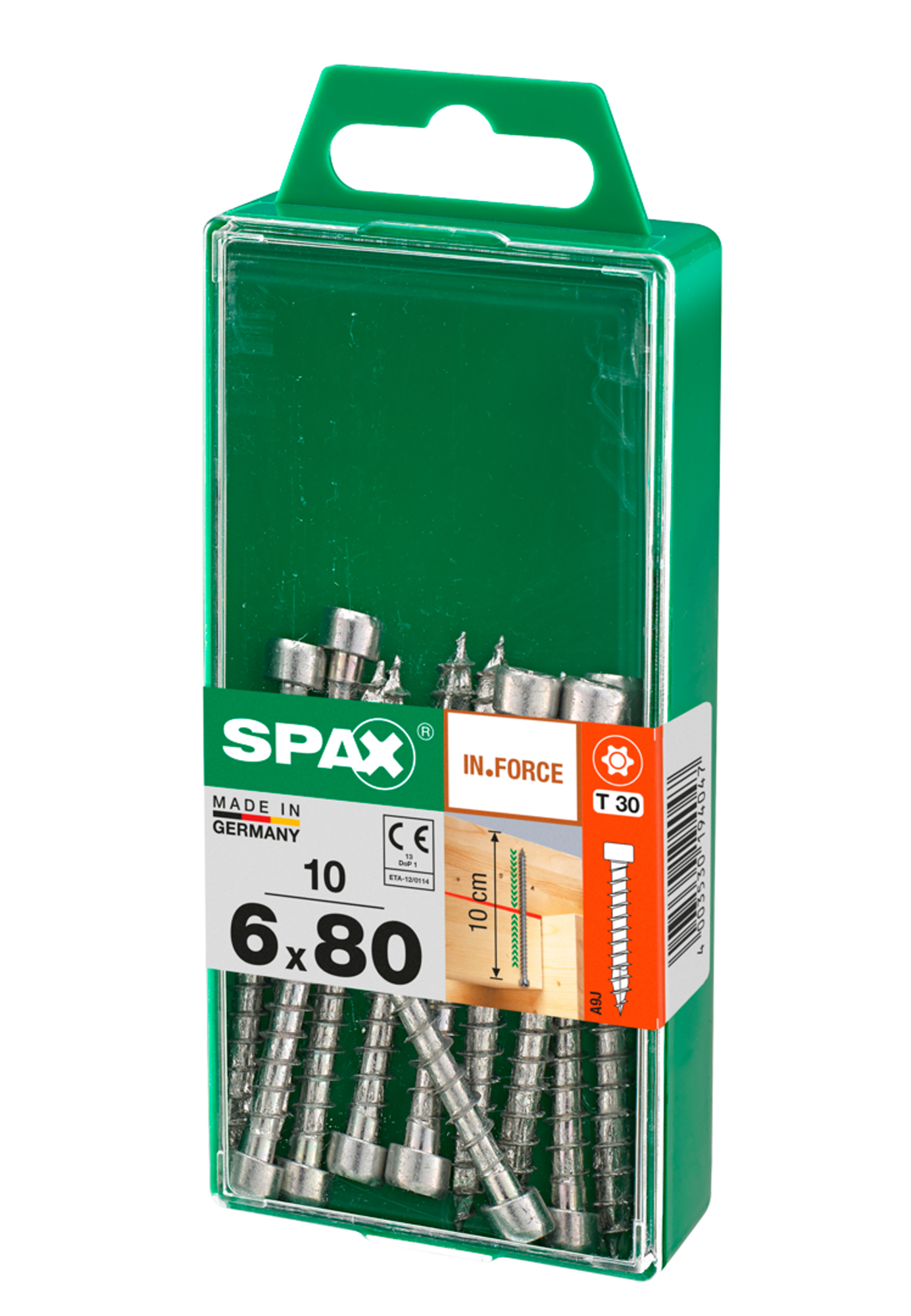 Spax tornillo in-force c/c zinc. t-